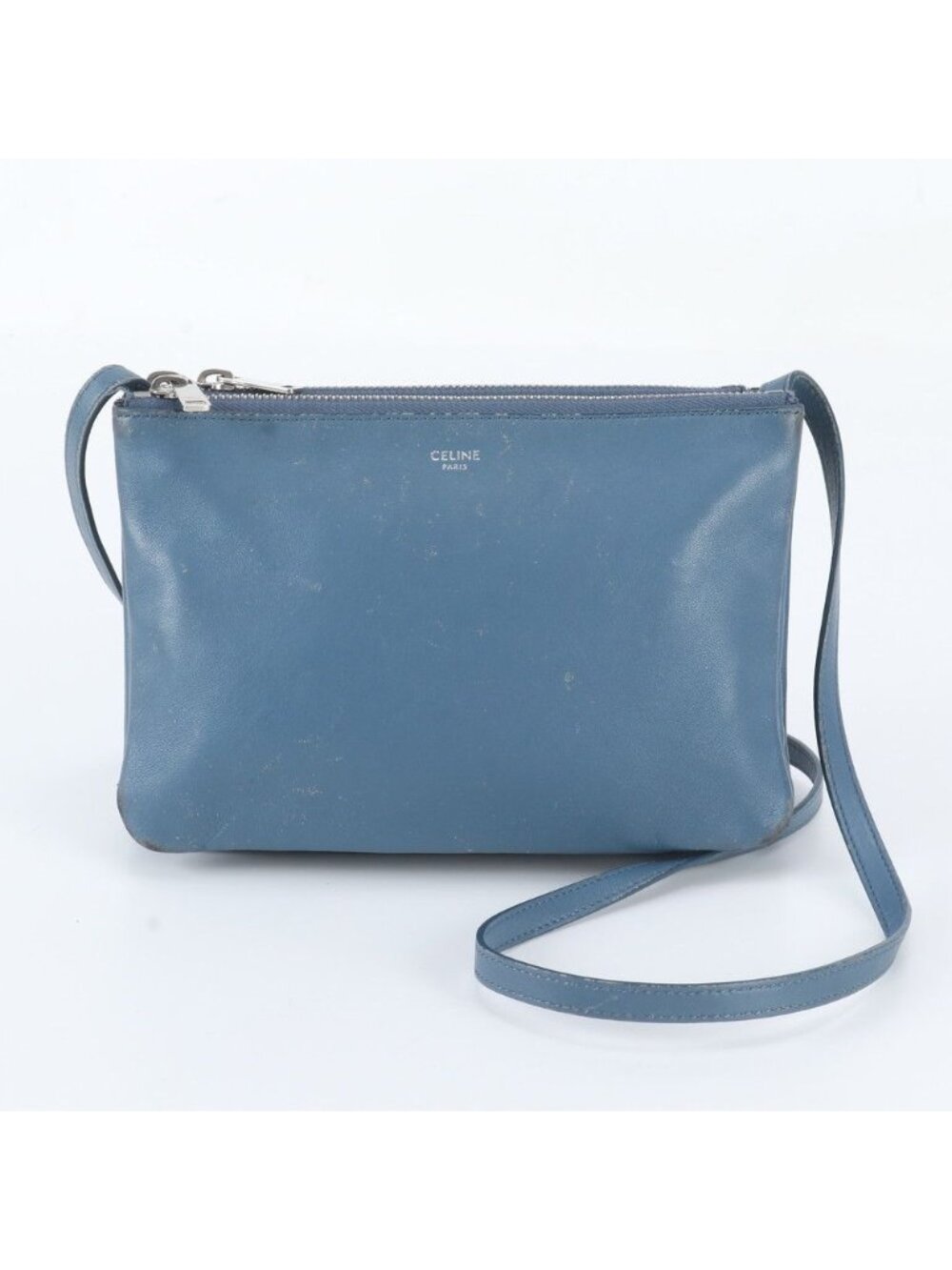 Celine Trio Leather Shoulder Bag